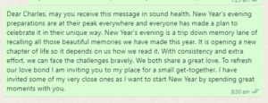 New Eve together message